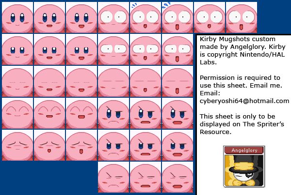 Kirby Mugshots