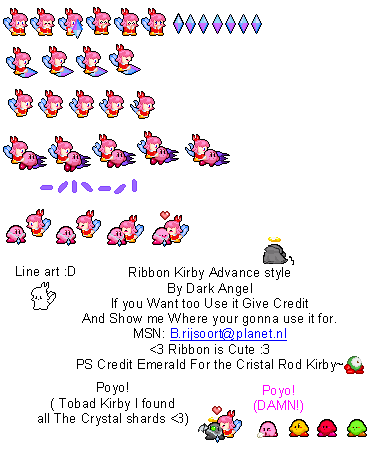 Kirby Customs - Ribbon (Kirby Advance-Style)