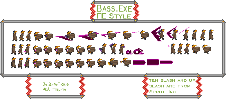 Bass (Fire Emblem GBA-Style)