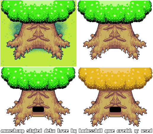 The Legend of Zelda Customs - Deku Tree (The Minish Cap-Style)