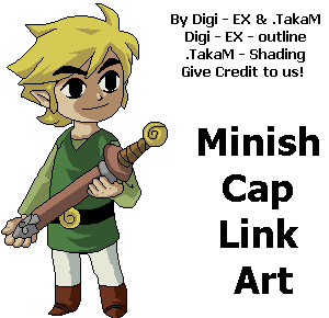 The Legend of Zelda Customs - Toon Link (Pixel Art)