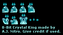 Paper Mario Customs - Crystal King (Super Mario Bros. 1 NES-Style)