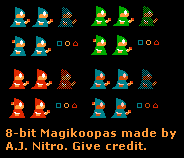 Mario Customs - Magikoopa (Super Mario Bros. 1 NES-Style)