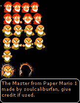 Paper Mario Customs - The Master (SMB1-Style)
