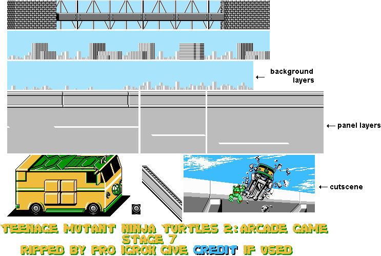 Teenage Mutant Ninja Turtles 2: The Arcade Game - Stage 07