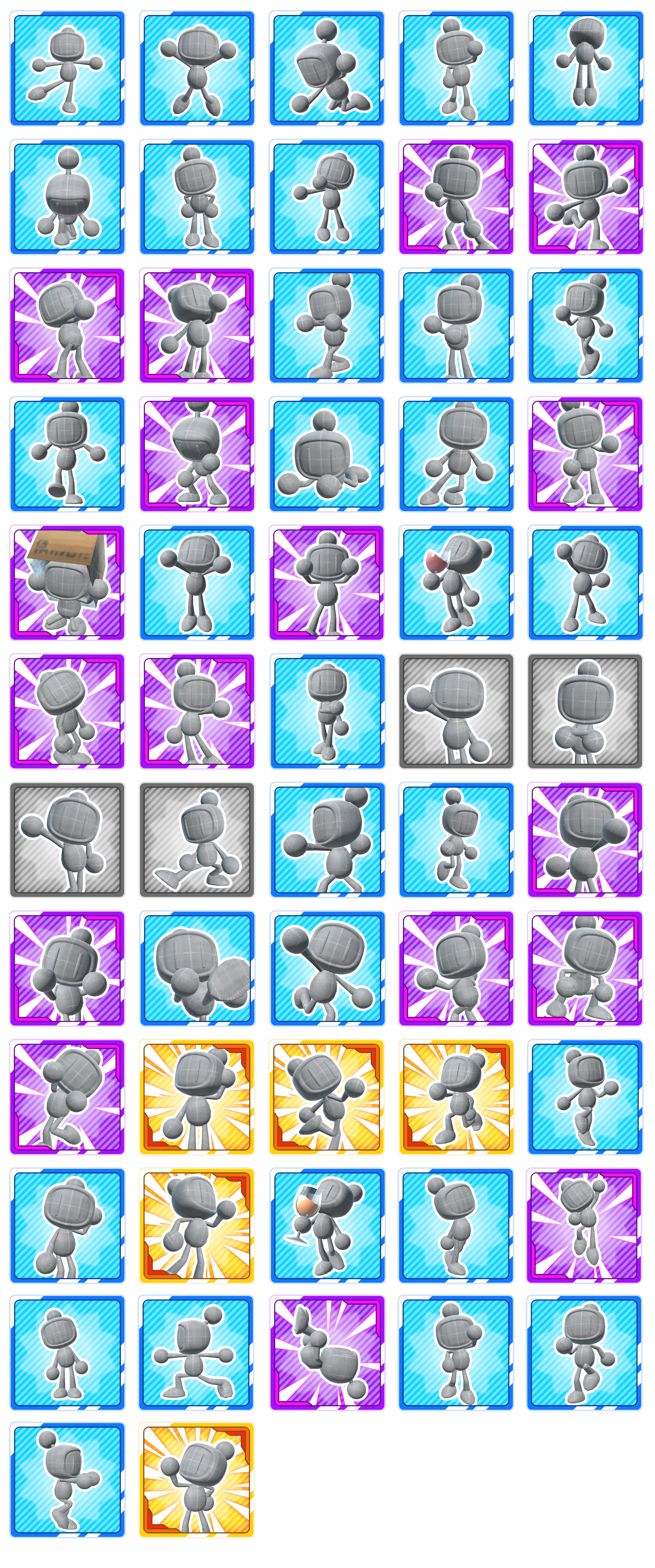 Super Bomberman R Online - Taunt Icons (Large)