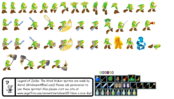 The Legend of Zelda Customs - Toon Link (Mega Man 8-Style)