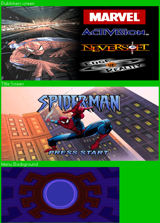 Spider-Man - Title & Intro Screens