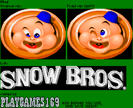 Snow Bros. (Prototype) - Title Screen