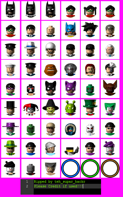LEGO Batman - Character Icons