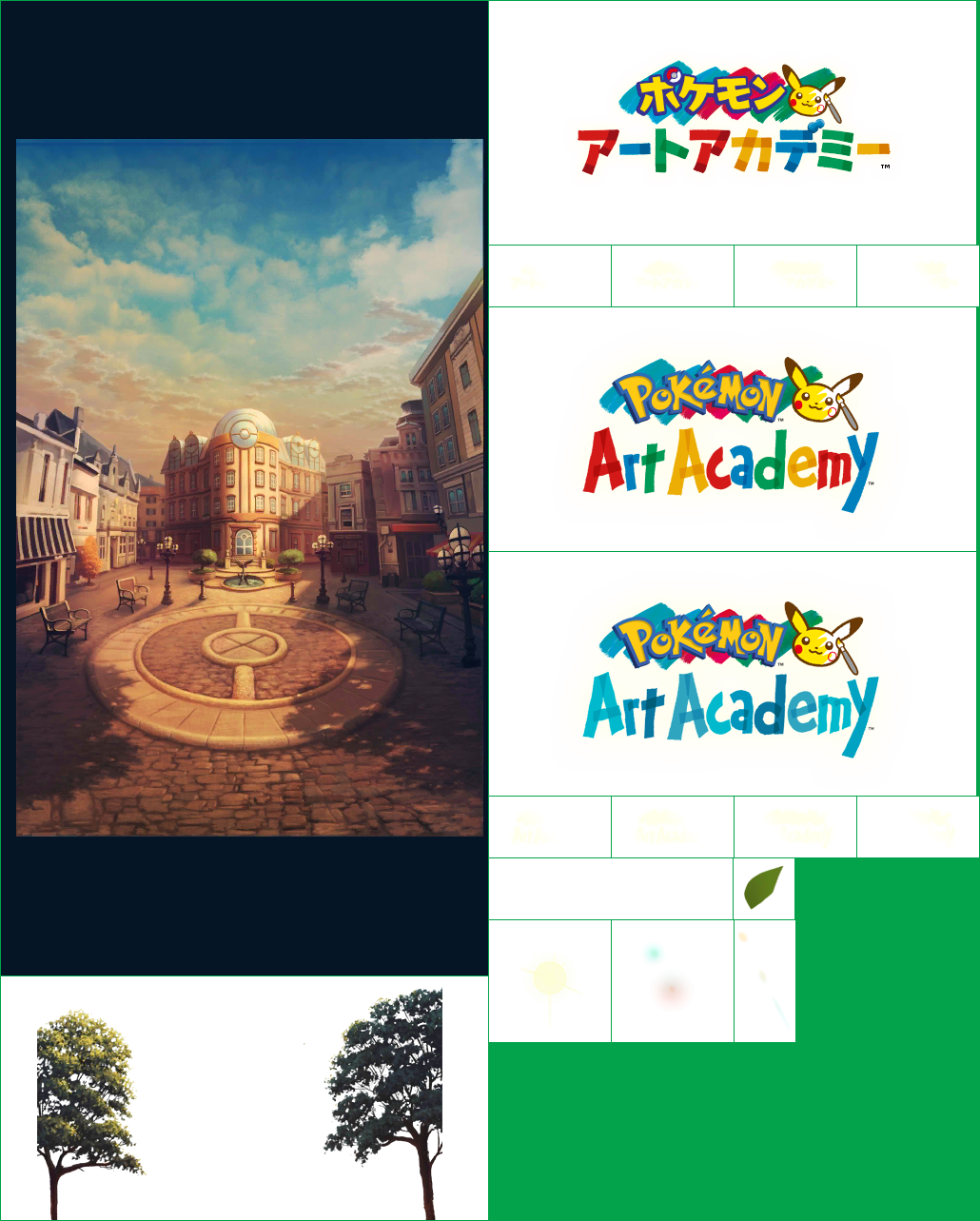 Pokémon Art Academy - Title Screen