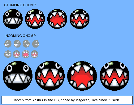 Yoshi's Island DS - Chomp