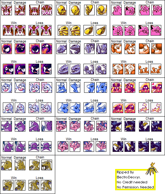 Pokémon Puzzle Challenge - Pokémon Mugshots