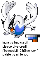 Pokémon Generation 2 Customs - #249 Lugia (Pixel Art)
