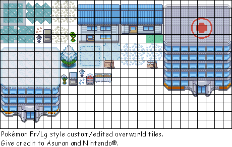 Pokémon Customs - Fire Red / Leaf Green Custom Tiles