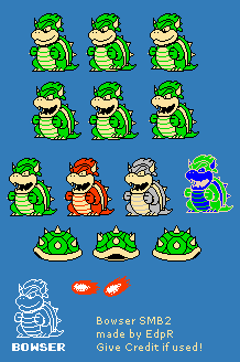 Mario Customs - Bowser (Super Mario Bros. 2 NES-Style)