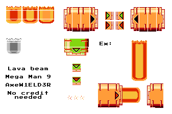 Mega Man 9 - Lava Beam