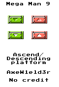 Mega Man 9 - Ascend and Descend Platforms