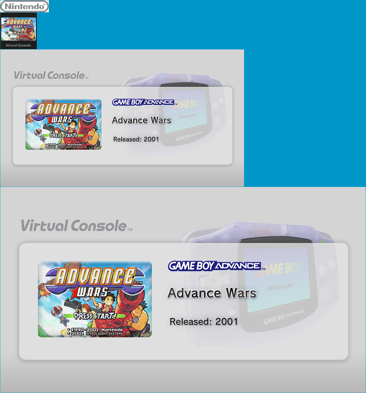 Virtual Console - Advance Wars