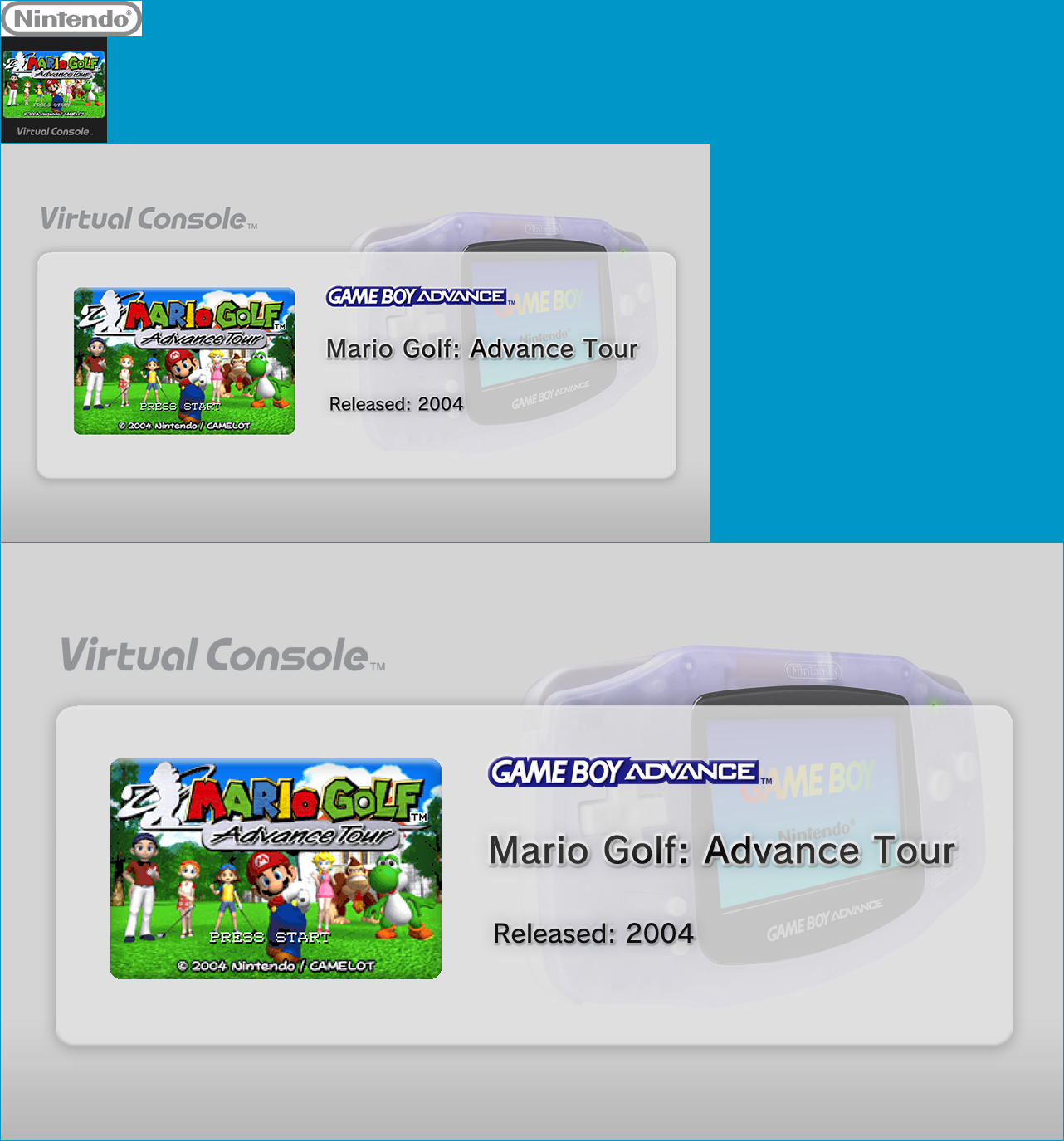 Virtual Console - Mario Golf: Advance Tour