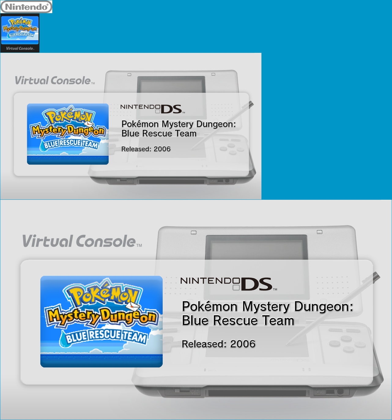 Virtual Console - Pokémon Mystery Dungeon: Blue Rescue Team