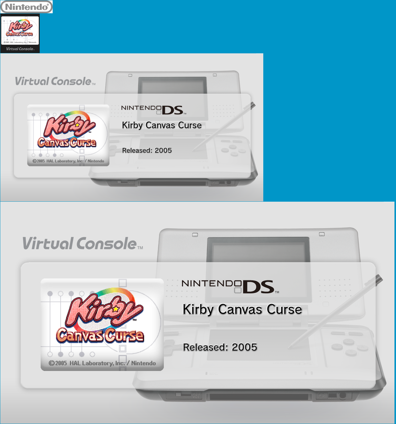 Virtual Console - Kirby: Canvas Curse