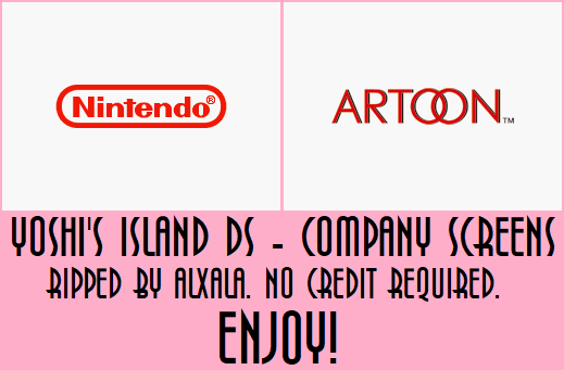 Yoshi's Island DS - Company Screens