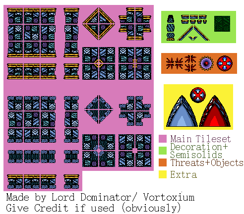 Yoshi's Story Castle Tiles (Yoshi's Island-Style)