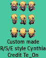 Pokémon Customs - Cynthia (R/S/E-Style)