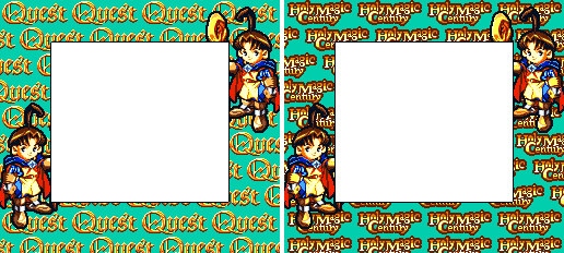 Quest: Fantasy Challenge - Super Game Boy Border