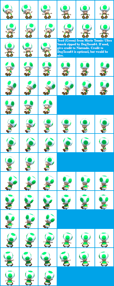 Mario Tennis: Ultra Smash - Toad (Green)
