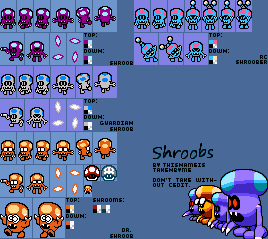 Mario & Luigi Customs - Shroobs (SMB3-Style)