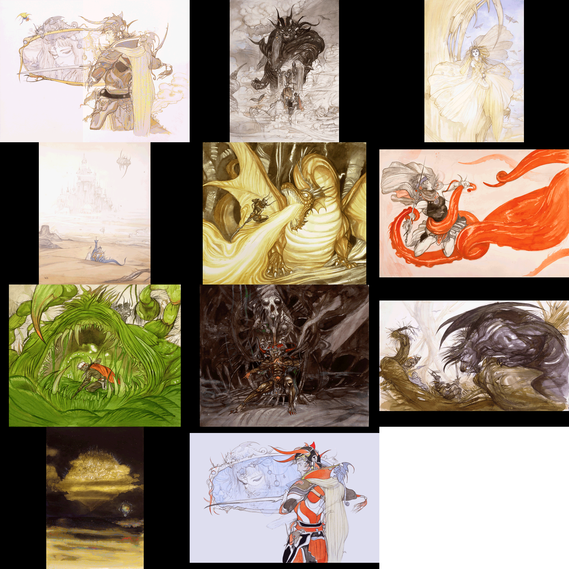 Final Fantasy Origins: Final Fantasy 1 - Concept Art 1