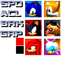 Sonic Adventure 2: Battle - Kart Race Menu UI