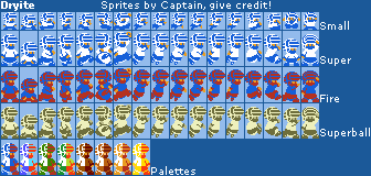 Paper Mario Customs - Dryites (Super Mario Bros. 1 NES-Style)