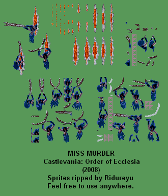 Castlevania: Order of Ecclesia - Miss Murder