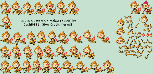 Pokémon Customs - #390 Chimchar
