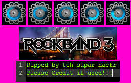 Rock Band 3 - Save Data Icon & Banner