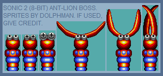 Sonic the Hedgehog Customs - Ant-Lion Boss (Genesis-Style)