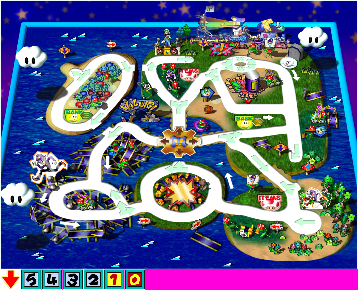 Mario Party 3 - Waluigi's Island