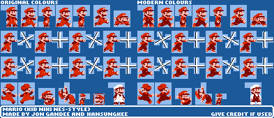 Mario Customs - Mario (Kid Niki NES-Style)