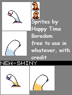 Pokémon Customs - #0960 Wiglett (G/S/C-Style)
