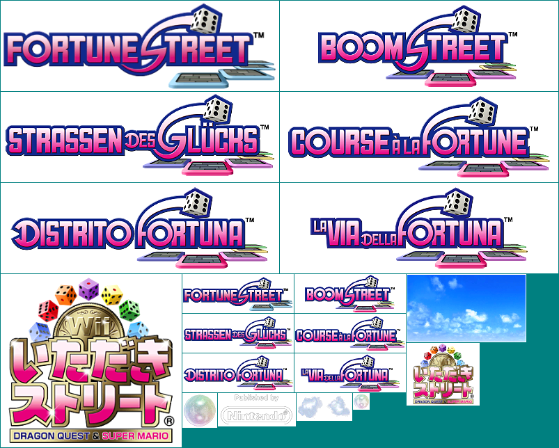 Fortune Street - Wii Menu Icon & Banner