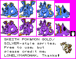 Neopets Customs - Skeith (Pokémon Gold/Silver-Style)