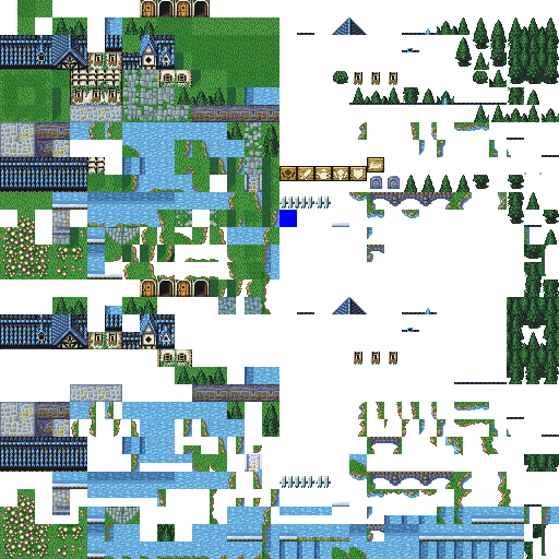 Final Fantasy (Pixel Remaster) - Crescent Lake (Exterior)