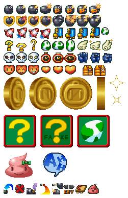 Bomberman Fantasy Race - Items