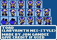 Toad (Labyrinth NES-Style)