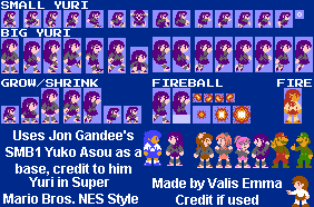 Yuri (Super Mario Bros. NES-Style)