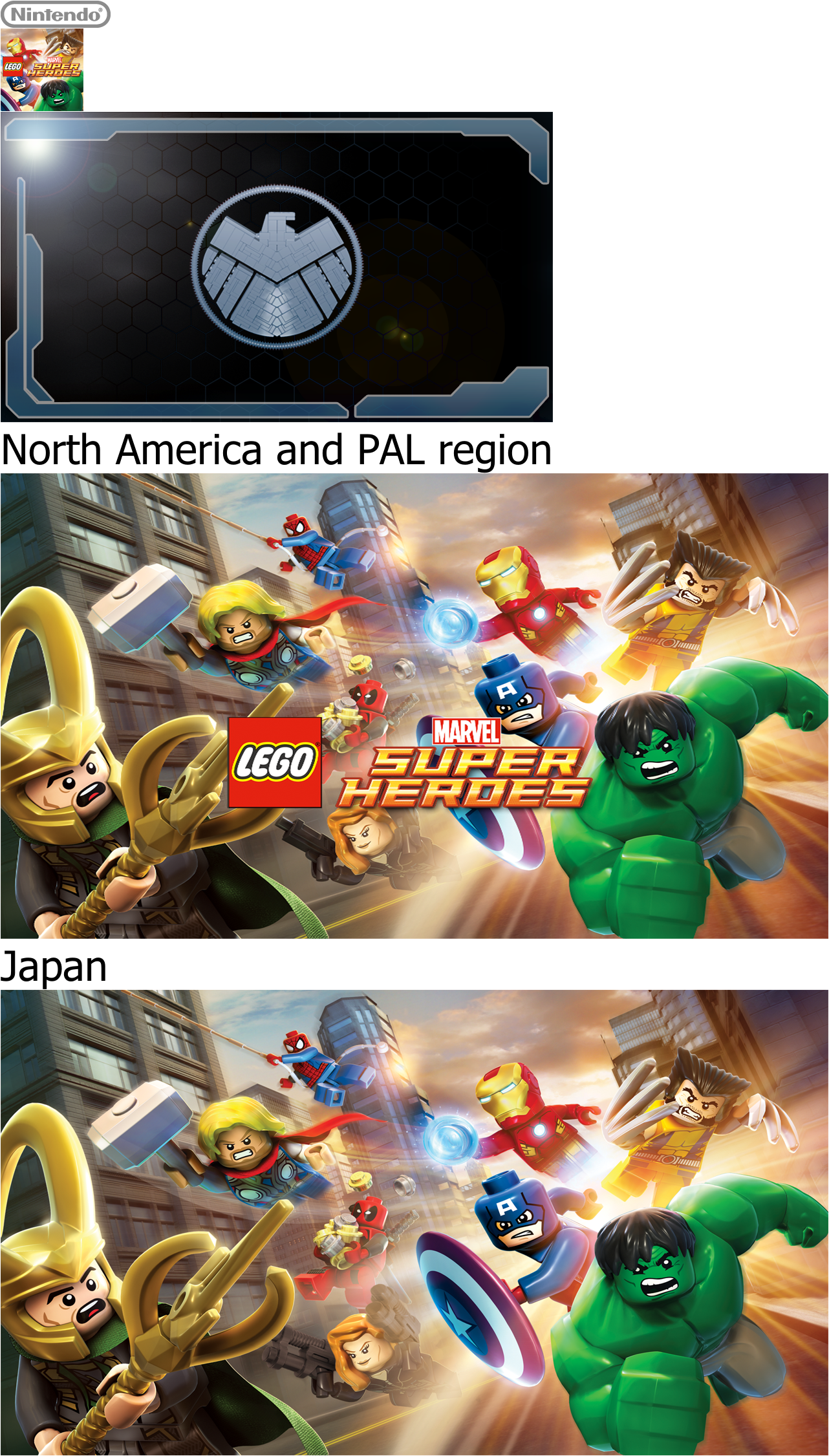 LEGO Marvel Super Heroes - HOME Menu Icon & Banners