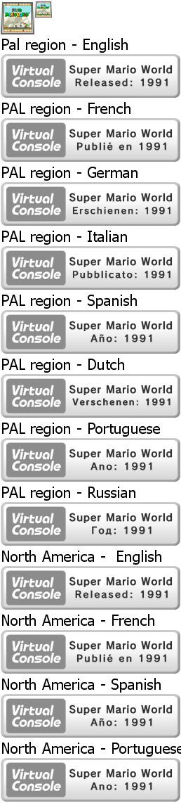 Virtual Console - Super Mario World